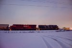 CP ES44AC & CEFX AC44CW Locomotives in the yard